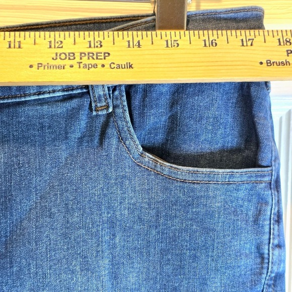 Kuhl Jeans Kontour Flex Womens Sz 16 33 Blue Skinny Medium Wash Mid Rise $109 - Picture 15 of 16
